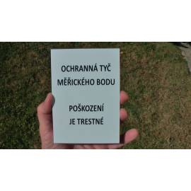 V&yacute;stražn&aacute; tabulka.