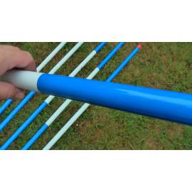 Ochranná tyč 2m, modro - bílá, průměr 25 mm