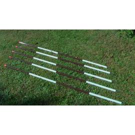 Ochrann&aacute; tyč OTZ , d&eacute;lka 2m, hnědob&iacute;l&aacute;