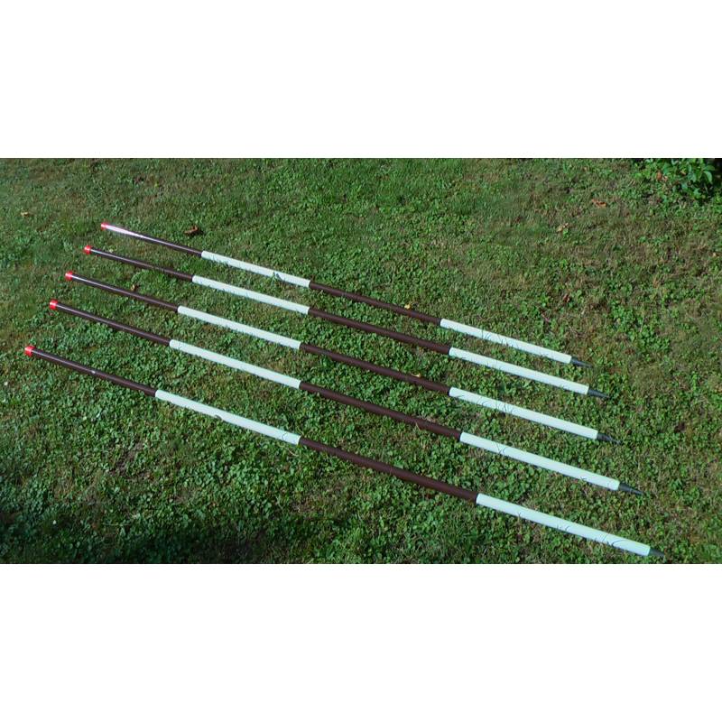 Ochrann&aacute; tyč OTZ , d&eacute;lka 2m, hnědob&iacute;l&aacute;