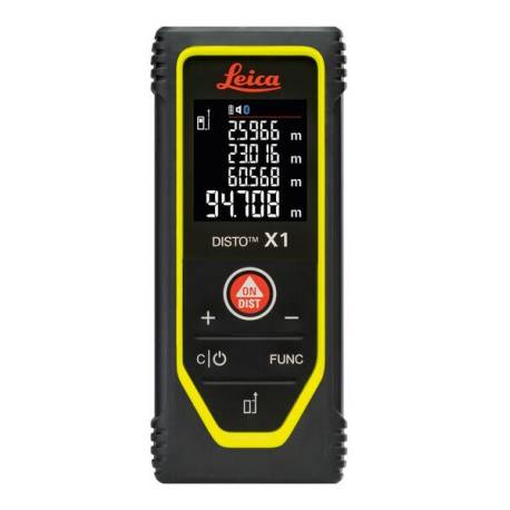 Laserový dálkoměr Leica Disto X1. Bluetooth a NFC.