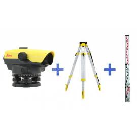 Nivelačn&iacute; sada Leica NA520 s lat&iacute; a stativem