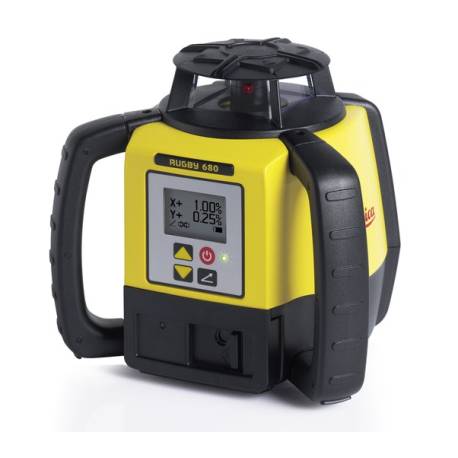 Leica Rugby 680, rotační laser sklon x,y , kompletní sada
